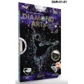 Набор мозаики из кристаллов Diamond Art Балерина Danko Toys DAR-01 в ассортименте